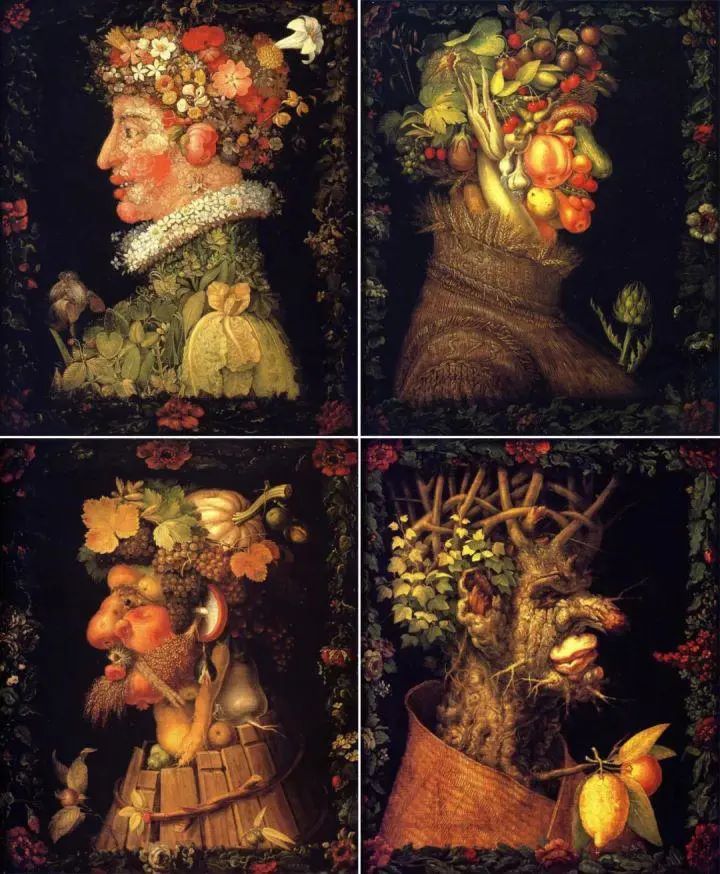 猎奇审美的祖师爷朱塞佩61阿尔钦博托,连皇室画作也不放过