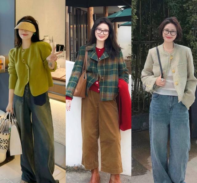 韩里韩系休闲装是我秋天的真爱,简单舒适又时尚_风格_廓形_牛仔裤