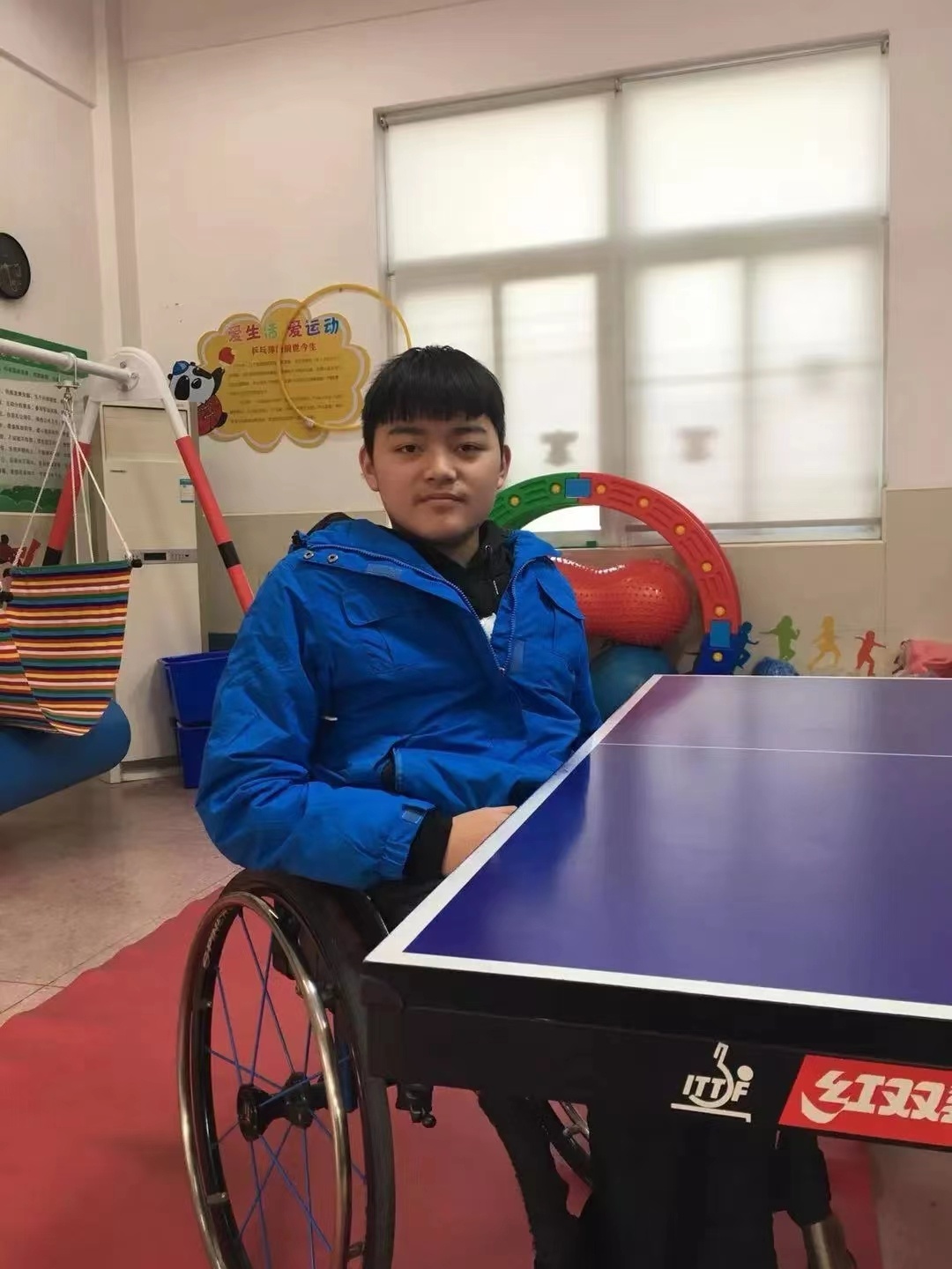 身边榜样丨常熟市支塘镇何市社区顾毅斌:轮椅上的"乒乓小将"_乒乓球