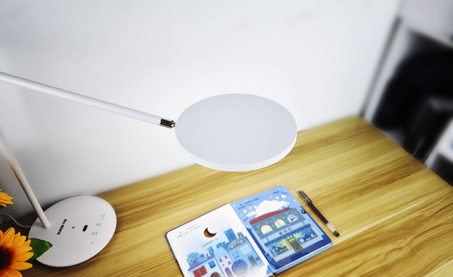 无眩光、无可视频闪,书客护眼灯L1体验,99.8%还原自然光