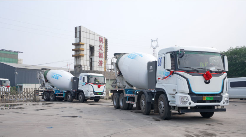 宇通新能源搅拌车助力河南巩义绿色基建_搜狐汽车_搜狐网