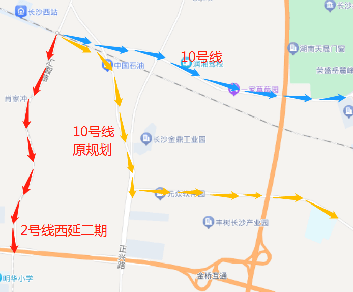 长沙地铁11号线站点图图片