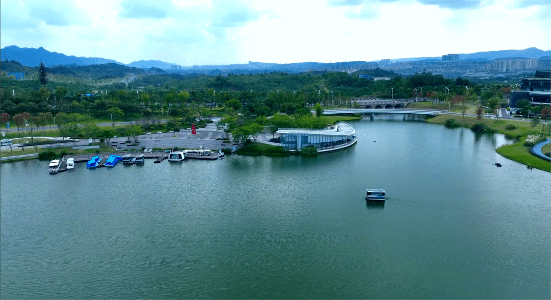 重庆明月湖湿地公园图片