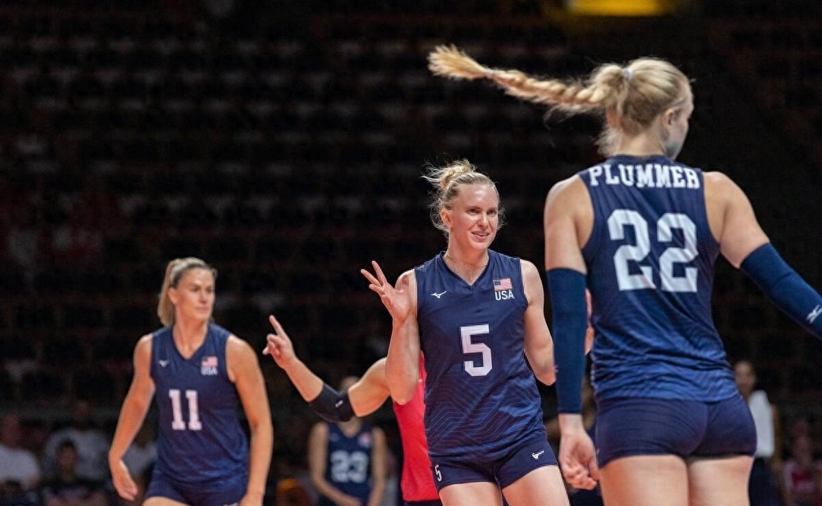 女排亚洲冠军耻辱一战,拦网被虐16分,2连败淘汰告急_比赛_进攻_美国队