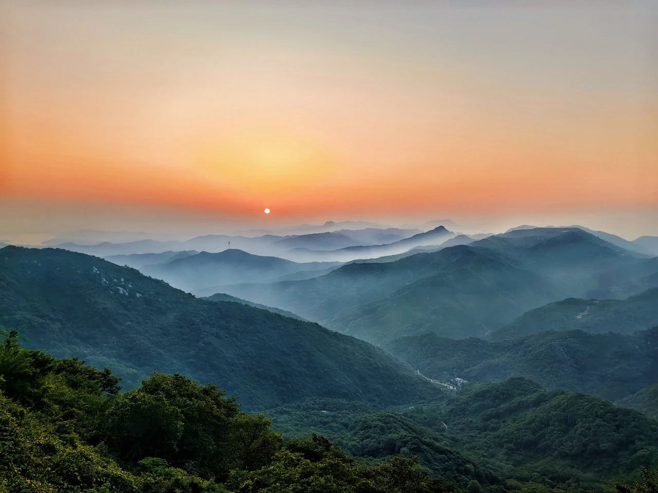 七峰山风景区图片