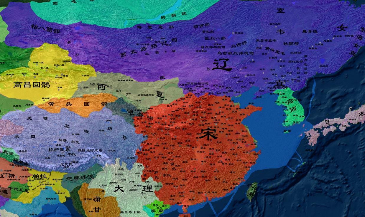 南宋国土面积有多大?