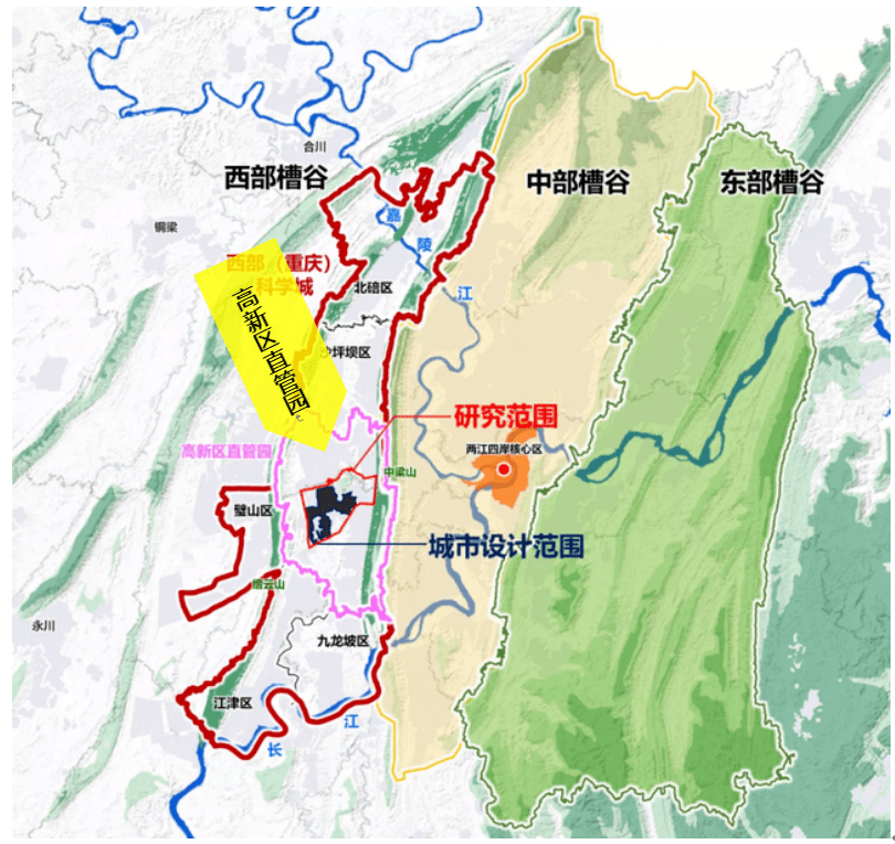 重庆高新区西永规划图图片