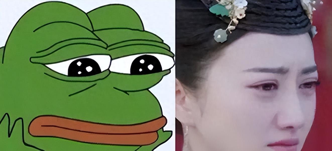 景甜不太上镜,"悲伤蛙"的双眼皮极大地败坏了她在当时观众心中的形象.