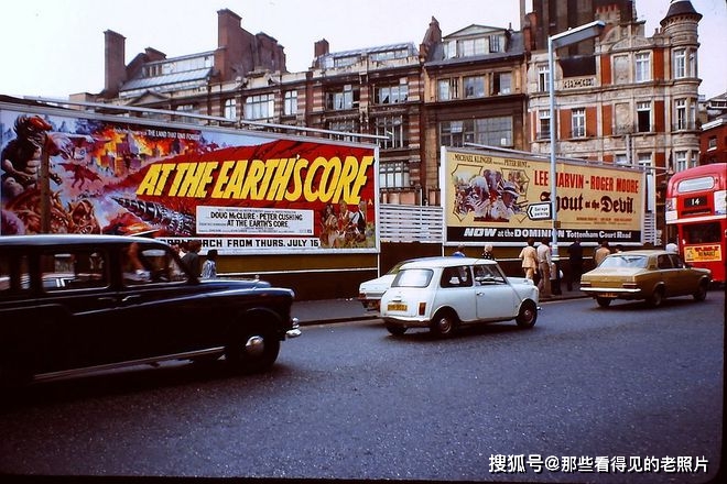 老照片 1986年的英国伦敦金融城 依然是那么的热闹