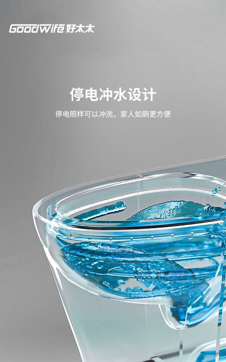 新品上市|goodwife好太太智能坐便器 ,打造高品质健康卫浴_冲水_马桶
