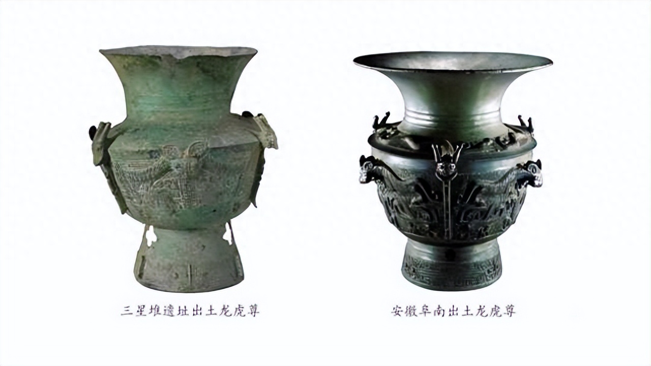 看到这件青铜器的造型后,部分专家们想到国家博物馆存放的"商朝龙虎尊