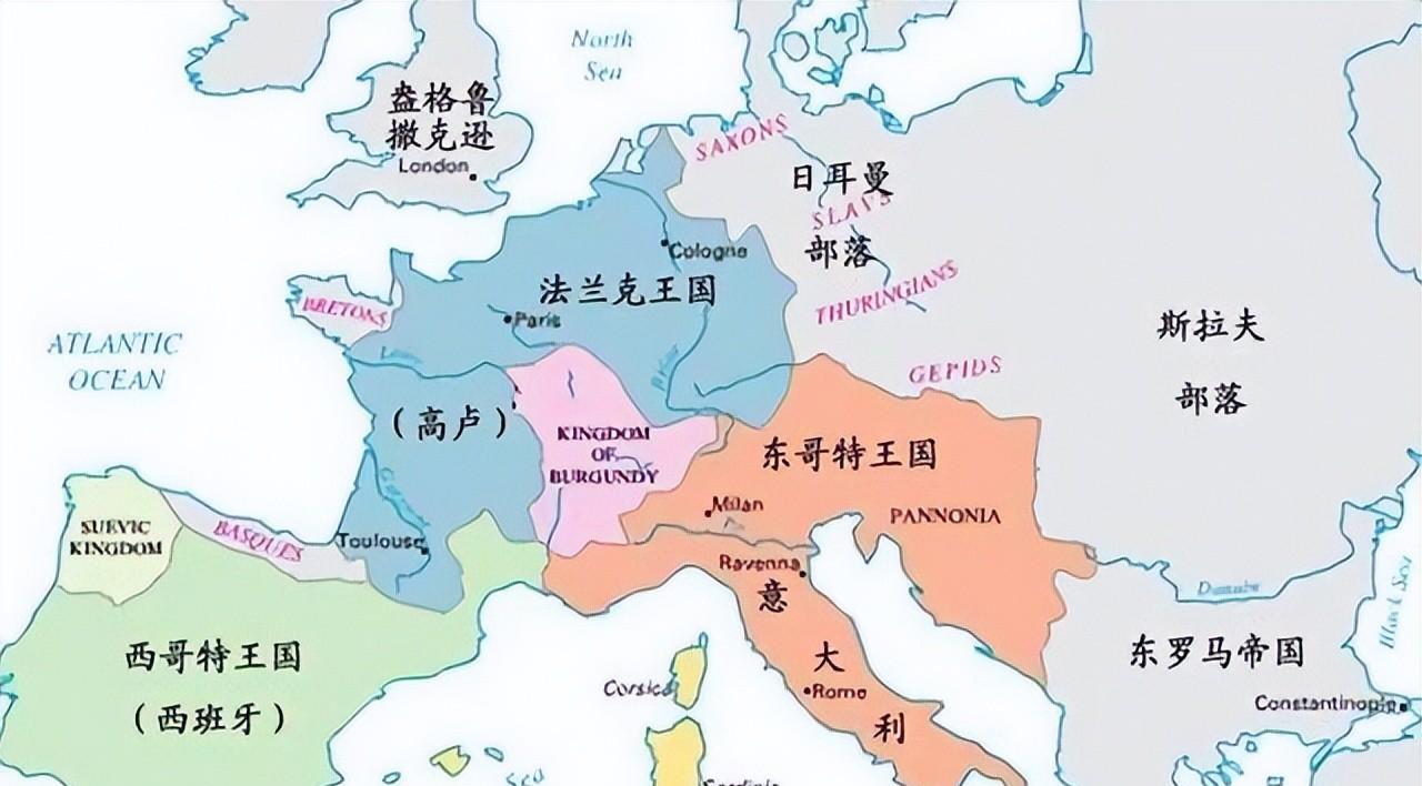 一举击败罗马军团,德,意,法三国历史的源头,法兰克王国的建立_克洛维