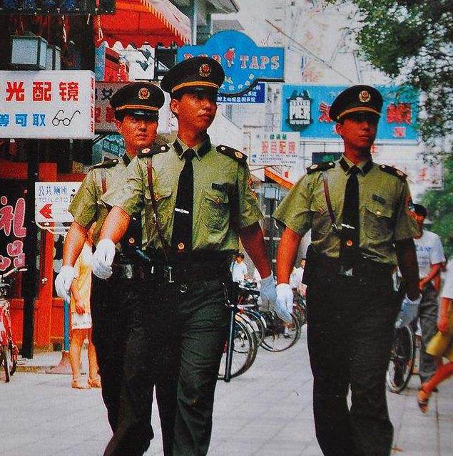 90年代经警警服图片图片