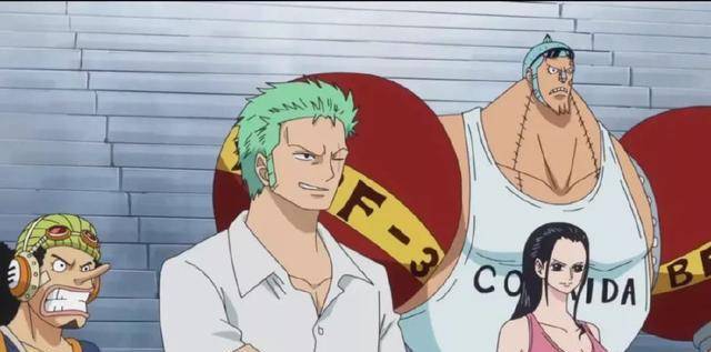 海贼王罗宾对弗兰奇做过这些事搂过腰捏过蛋还经常穿情侣装_时候_路飞