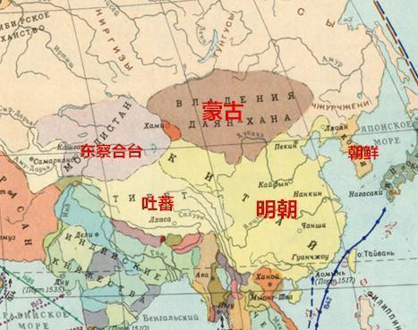 对比外国与中国眼中的明清地图,扎心了,到底谁奠定了中国版图_明朝