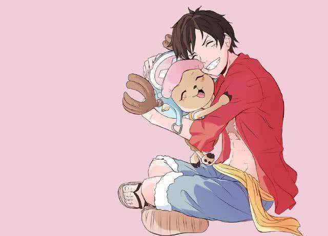 路飞拥抱索隆姿势让人想歪_乔巴_萨博_艾斯