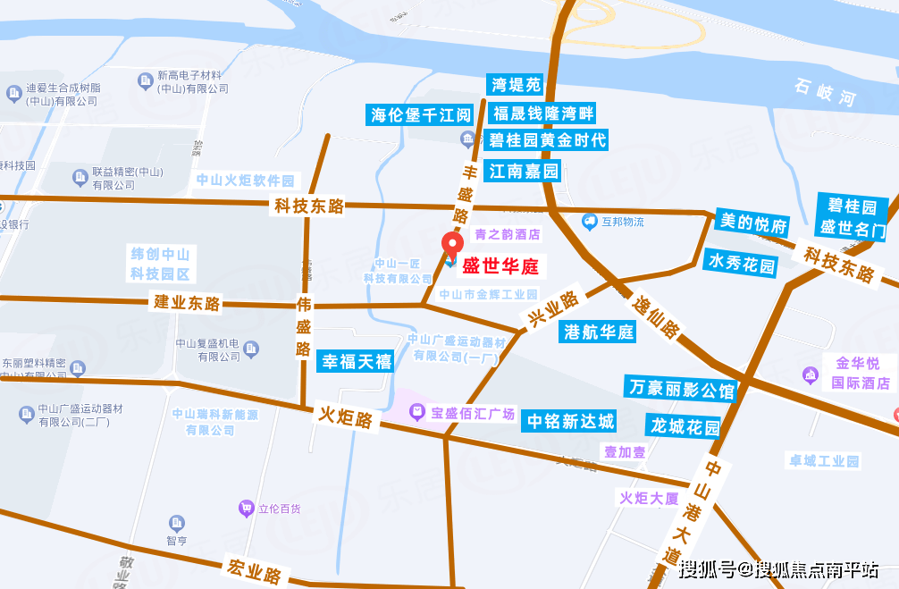 盛世华庭地图图片