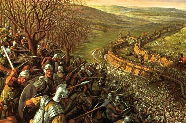 后来高卢地区内乱,凯撒没建立好统治,便急忙撤军回去平叛,大不列颠