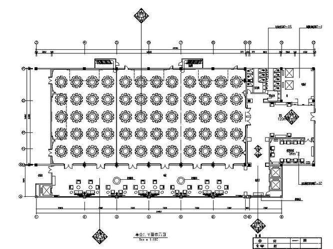 酒店宴会厅设计平面图:规划和布局的关键