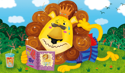 【粘土达人】烫头的狮子_卷发_头发_虫子