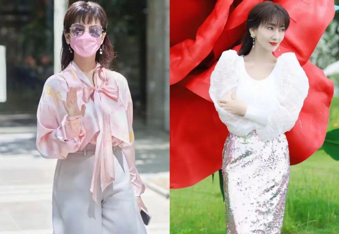 我已经成为赵雅芝"旧衣"的粉丝了,这4个穿搭技巧,时尚又减龄!