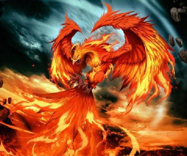 第八个孩子是蓝鸾,据说蓝鸾于大鹏极其相似,身体都十分巨大.