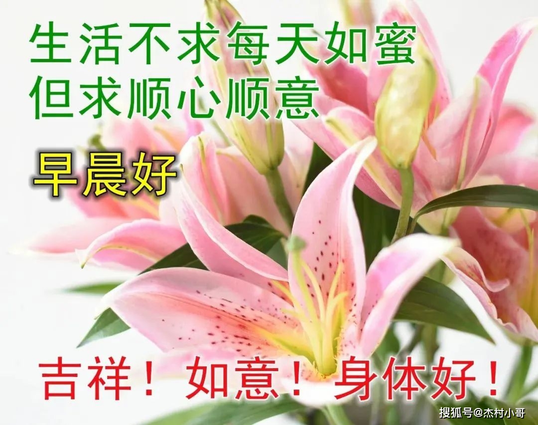 原创            周一问候大家早上好的早安祝福语图片，最新早晨好问候祝福语