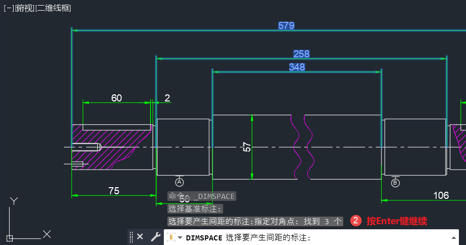 cad立面图标注图片