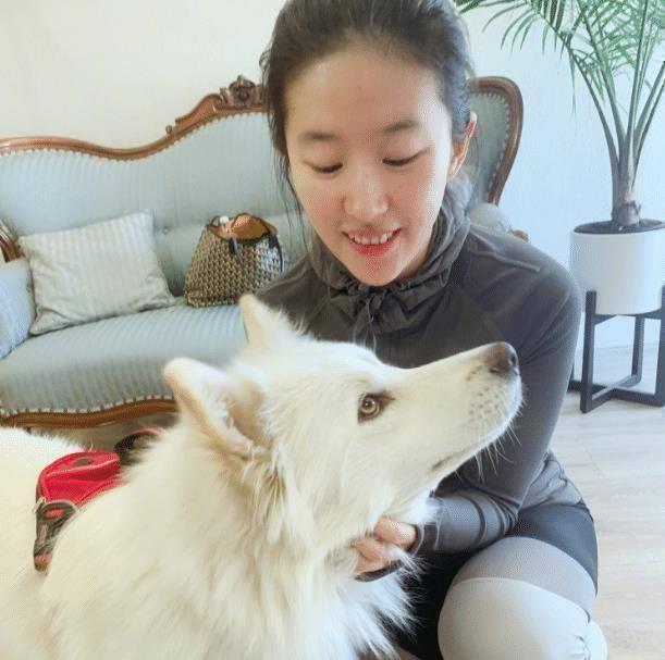刘亦菲家中快成"宠物乐园",三猫一狗一人,生活惬意又潇洒_女孩_照片