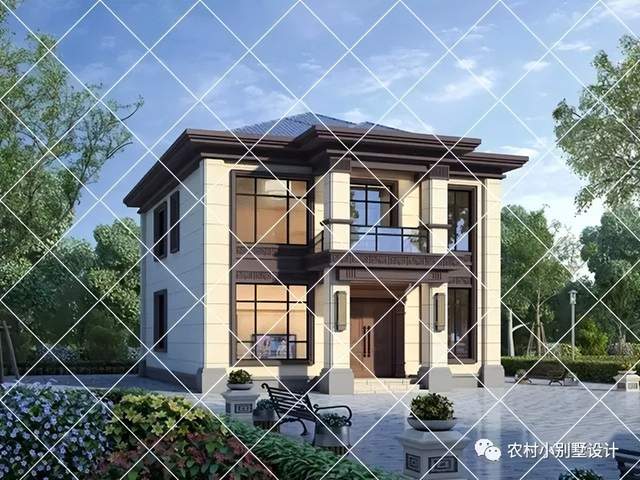 30套返乡二层农村自建房别墅,建栋二层新中式别墅,才叫会享受生活