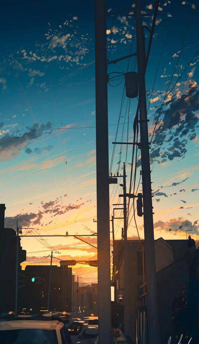 以绚丽的光影闻名的插画师"banishment",也晒出了比较有代表性的几幅