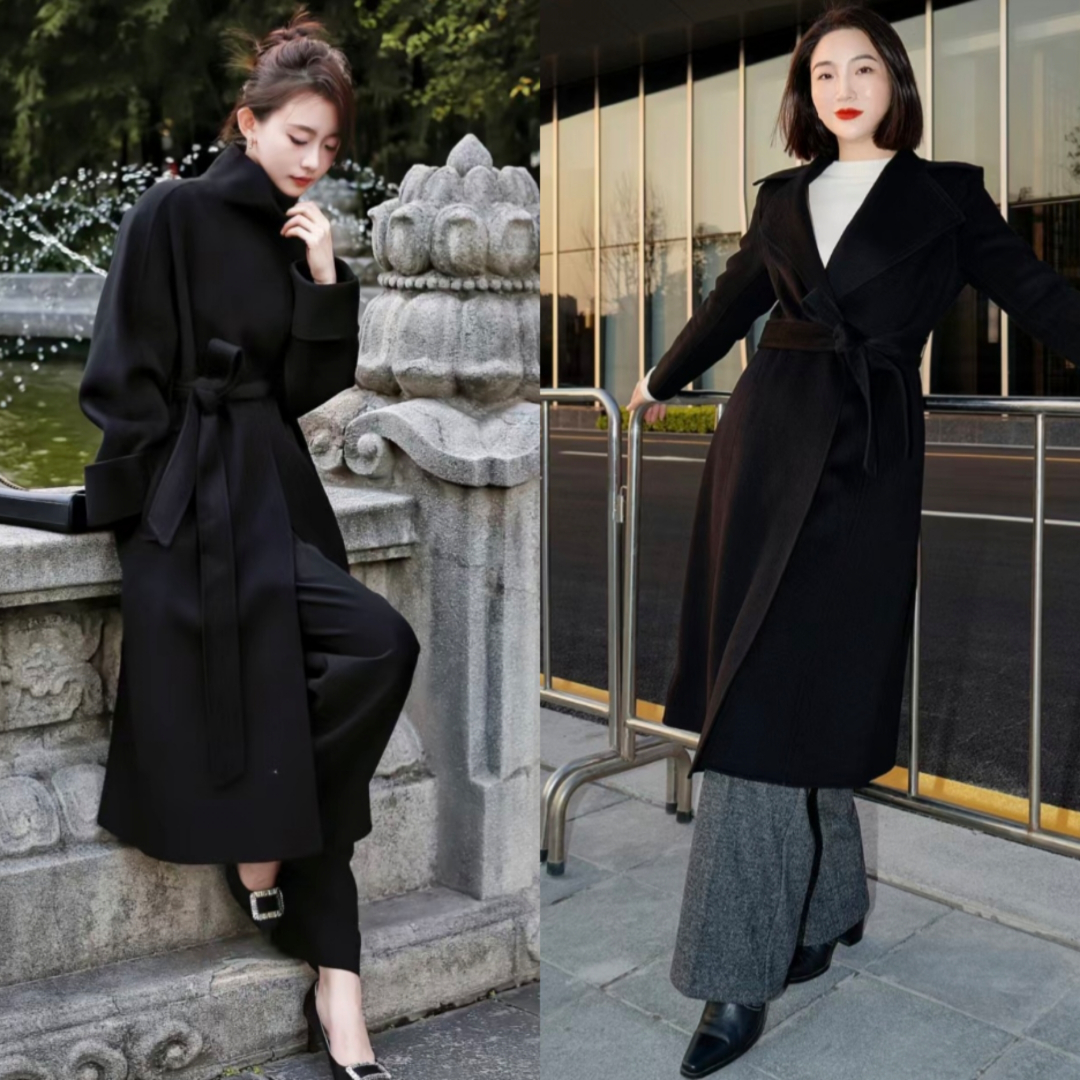黑色大衣的10个搭配方法,简单却气质,秋冬穿出高级感