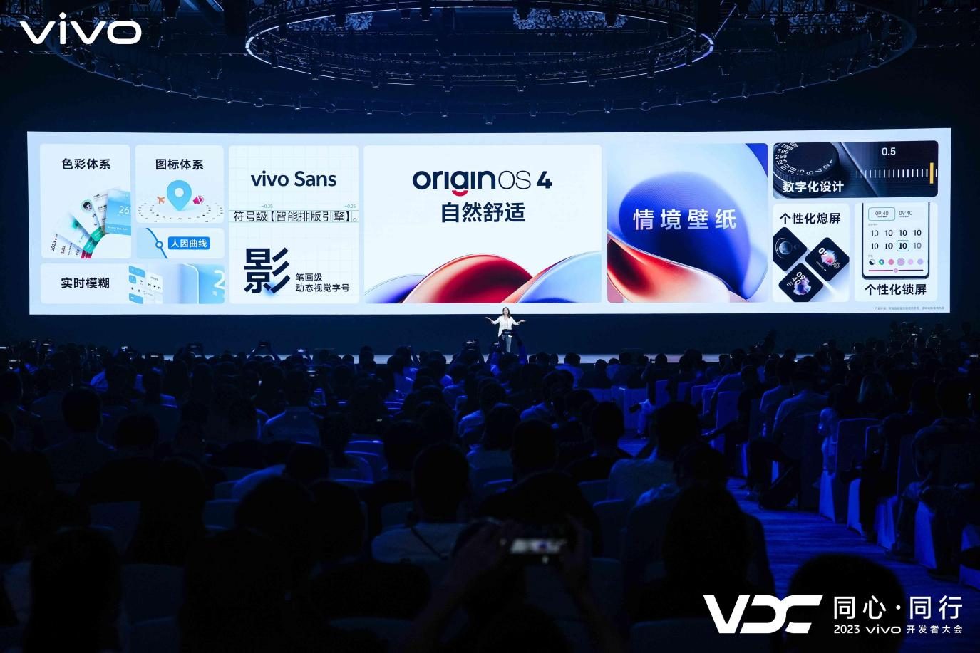 vivo发布自研蓝心大模型及蓝河操作系统 originos 4同期亮相_用户