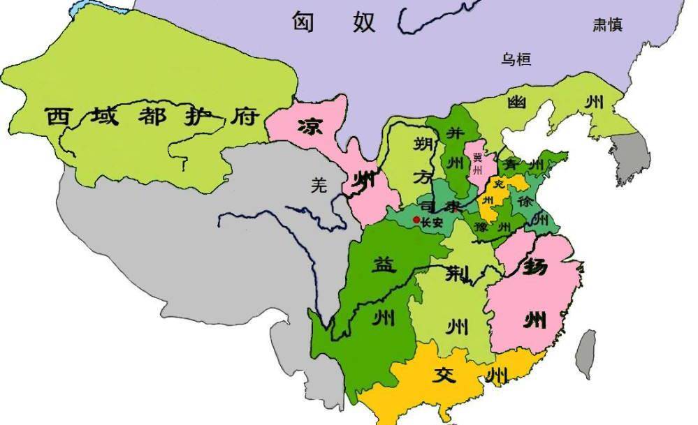 西汉王朝行政区划:看看2000多年前,你是哪里人?_时期_刺史_秦朝