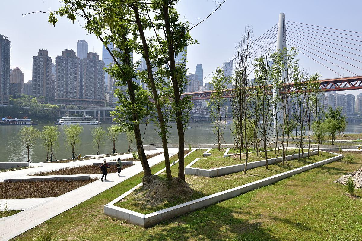 宁波江北日湖公园尽收眼底的美景_市民_娱乐_活动