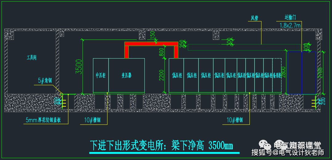 「干货」变电所净高分析总结(建议收藏)_电缆_尺寸_母线槽