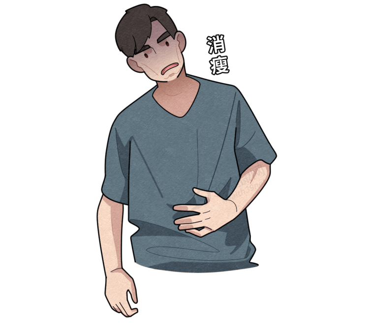 胆汁分泌受影响,而癌细胞增殖又需大量营养,往往就会出现消瘦乏力