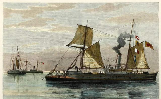 装备10英寸前膛炮的伦道尔式炮艇,分别命名为"福胜","建胜"