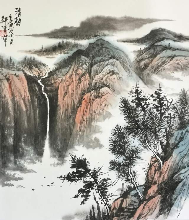 古代水墨山水画代表作图片