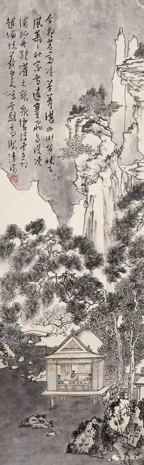 溥儒高洁雪景山水选萃_张大千_积雪_雪山