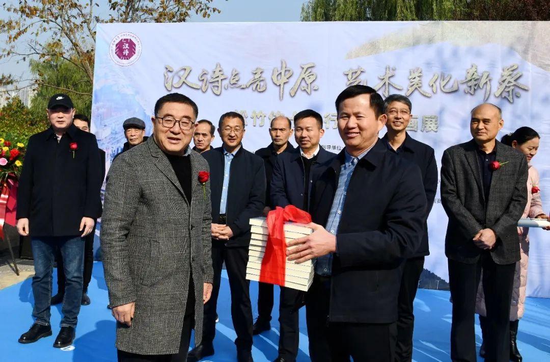 新蔡县举办松竹体十三行汉诗书画展_艺术_文化_时代