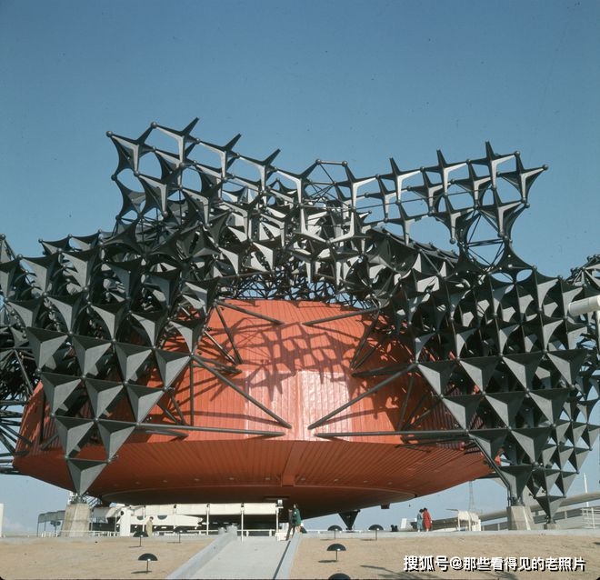 老照片 1970年日本大阪世博会 各式各样的现代化建筑