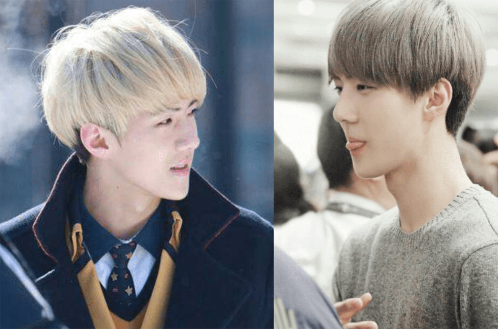 爱豆撩人发色,肖战紫色,王一博蓝色,朱正廷:这个拼接a爆了!