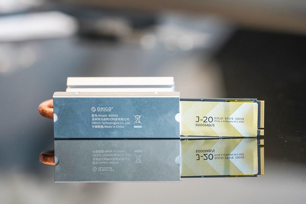 ORIC J-20固态硬盘+M2HS6散热器评测:DIY神器,速度与温度兼顾