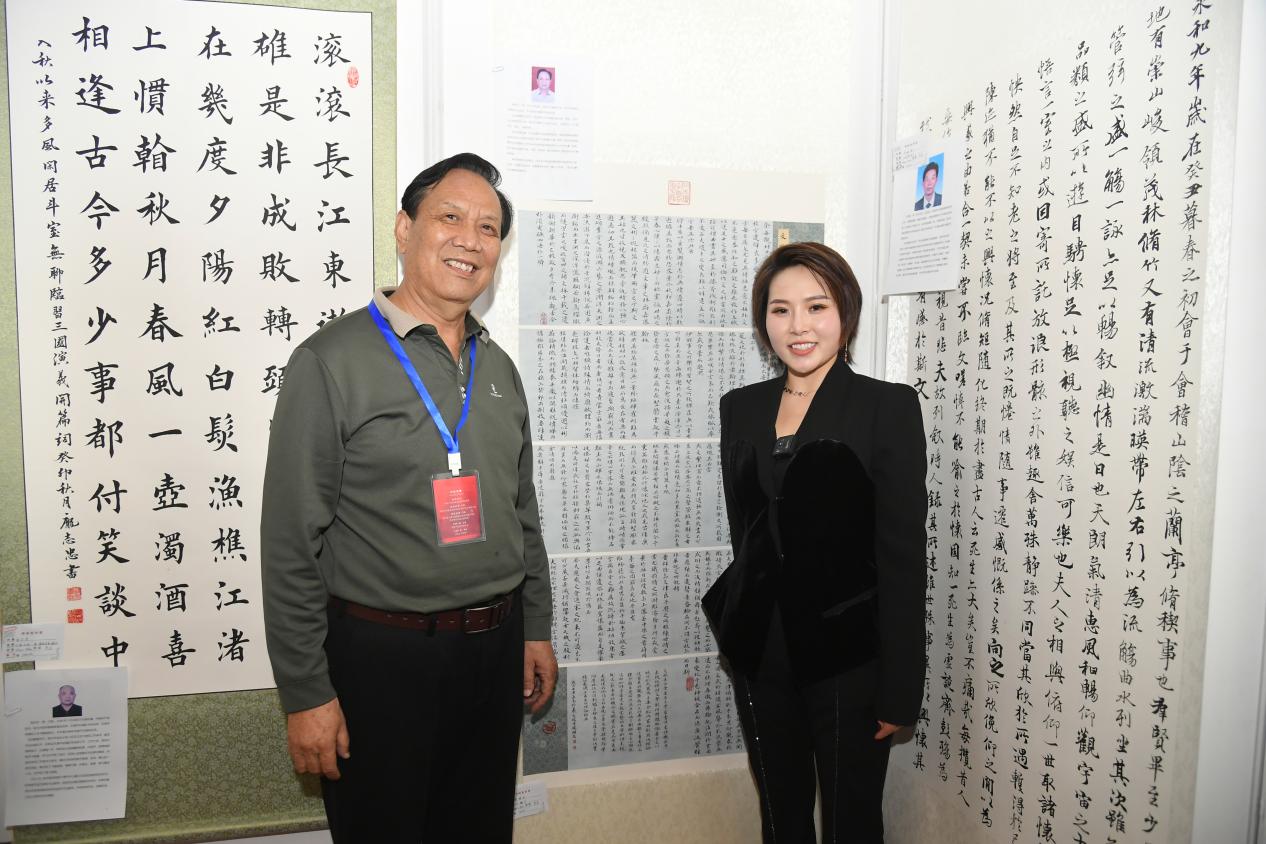 书法家杨明友受邀参加"北京书画展",其作品在展览中被藏家收藏_大赛