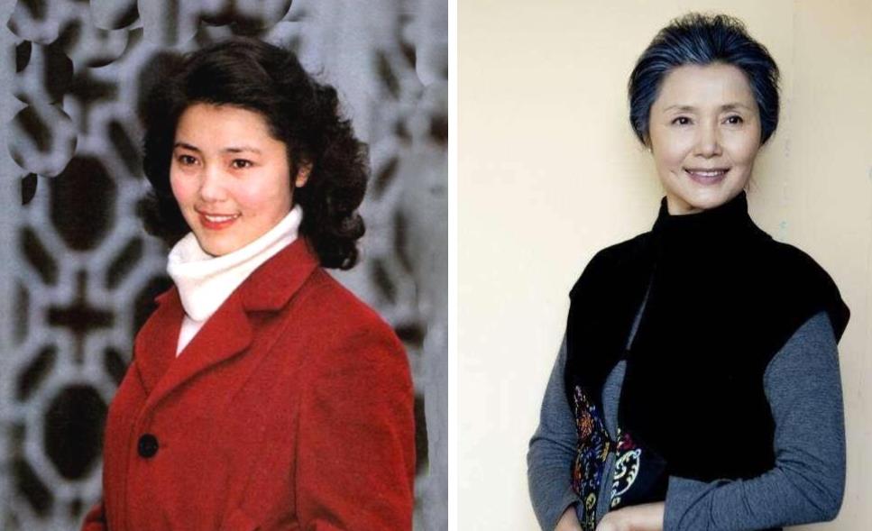 自然衰老的姜黎黎,衣着优雅时尚,不故作年轻, 68岁了依然优雅高贵