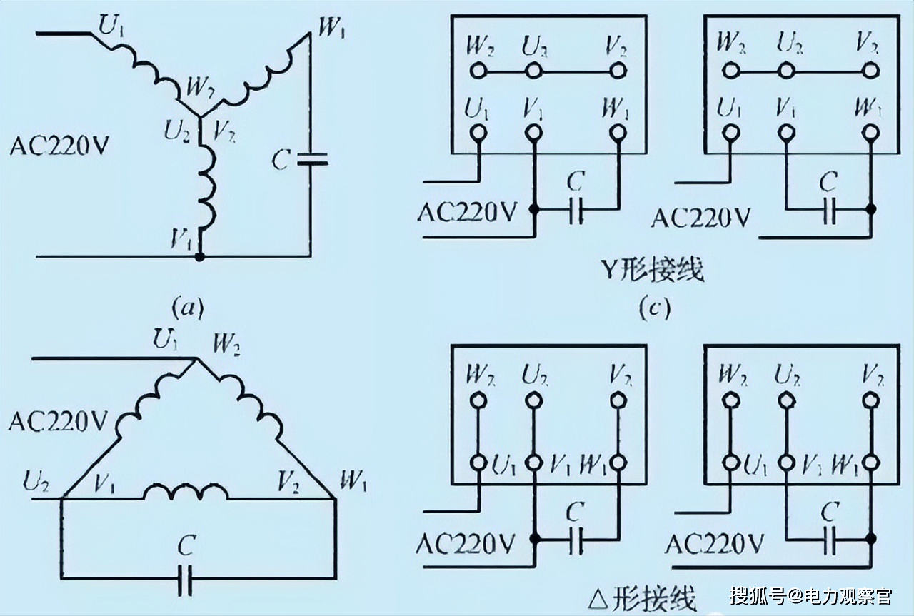 380v电动机接线图图片