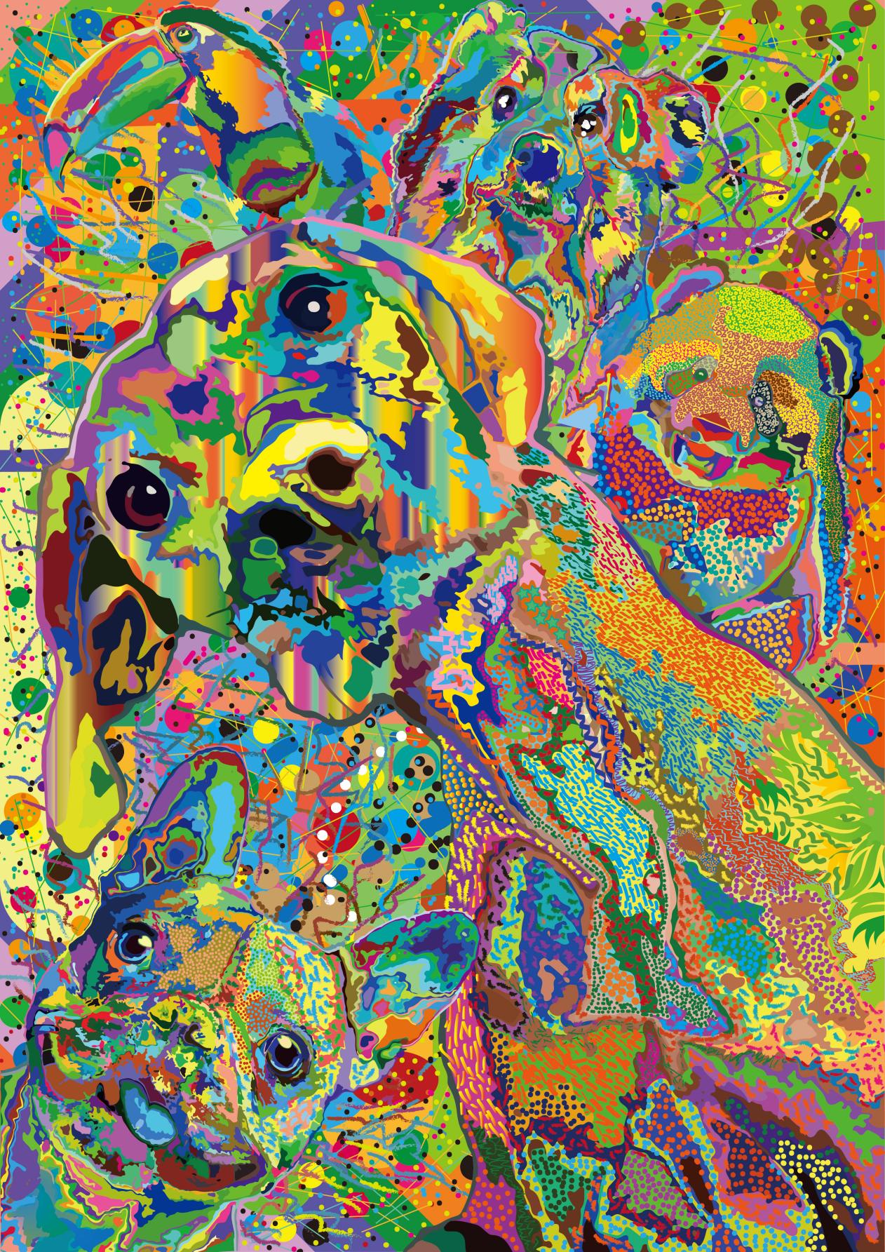 碳基生命|西安欧亚学院艾德艺术设计学院举办插画课程展_in_the_of