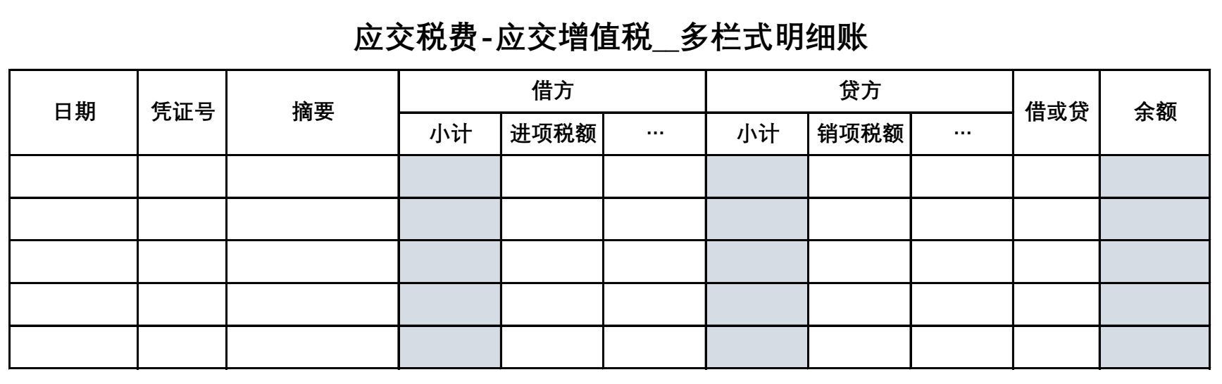 就自動在明細賬內就相互抵消了,應交稅費-應交增值稅科目最後的餘額