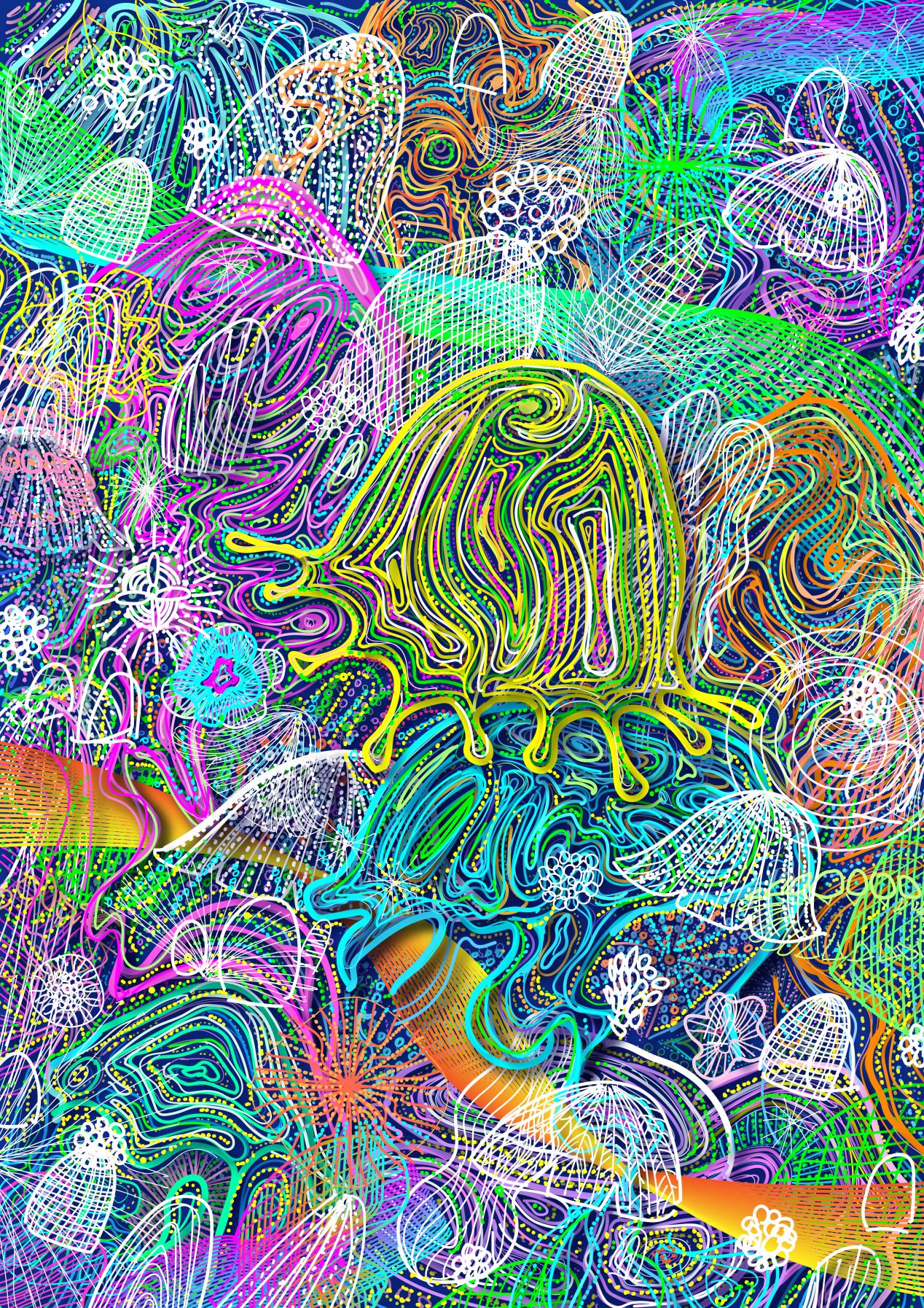 碳基生命|西安欧亚学院艾德艺术设计学院举办插画课程展_in_the_of